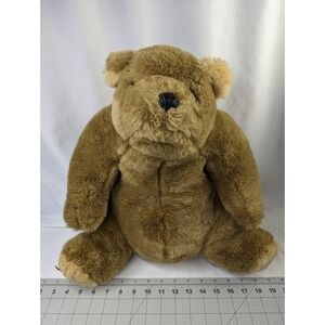 H Joe Ware Presents Bear Plush Brown 17 Inch 1986 Stuffed Animal Toy